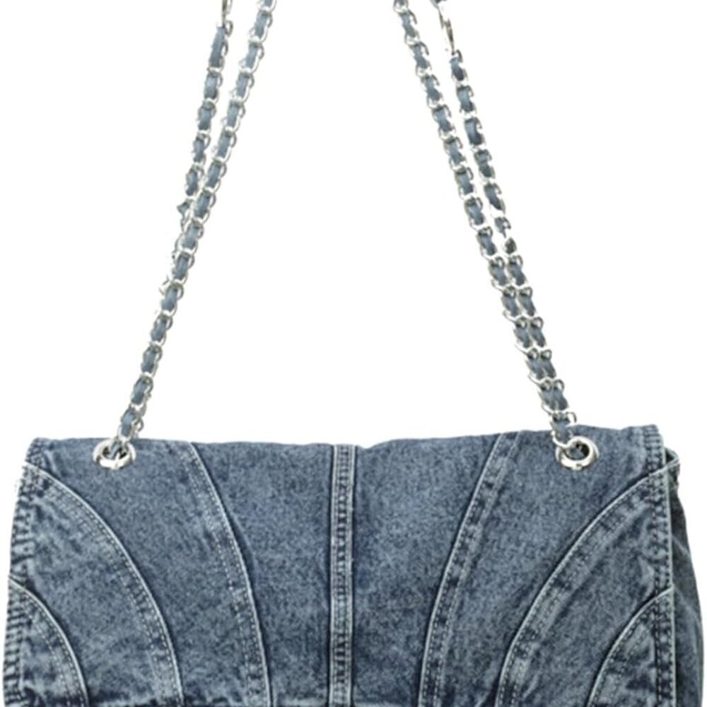 Denim Purse for Women Large Capacity Crossbody Tote Shoulder Bag